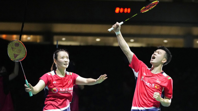 Giliran Ganda Jepang Jadi Korban Monster Bulutangkis Dunia di China Masters 2023