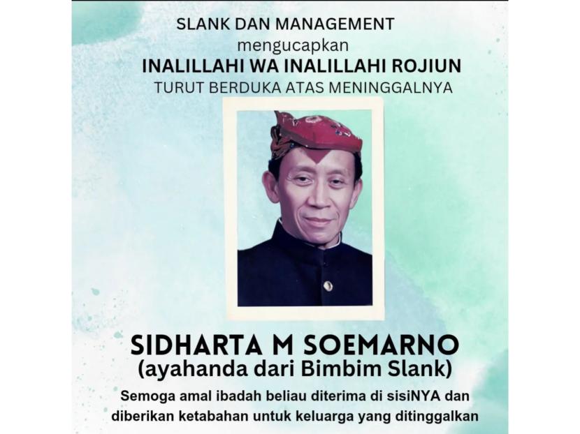 Ayah Bimbim Slank Meninggal Dunia, Dimakamkan Hari Ini