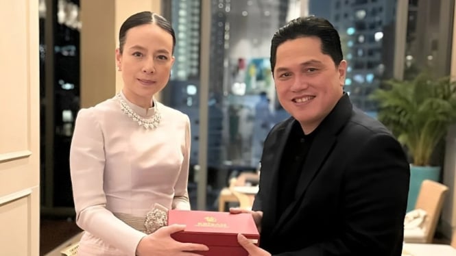 Erick Thohir Beri Kabar Baik Usai Bertemu Madam Pang