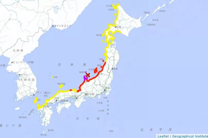 707 Kota Jepang Diprediksi Akan Terdampak Langsung Gempa Palung Nankai