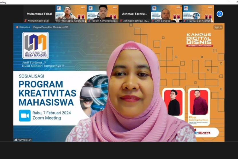 Nusamandiri Innovation Center Sukses Gelar Sosialisasi Program Kreativitas Mahasiswa 2024