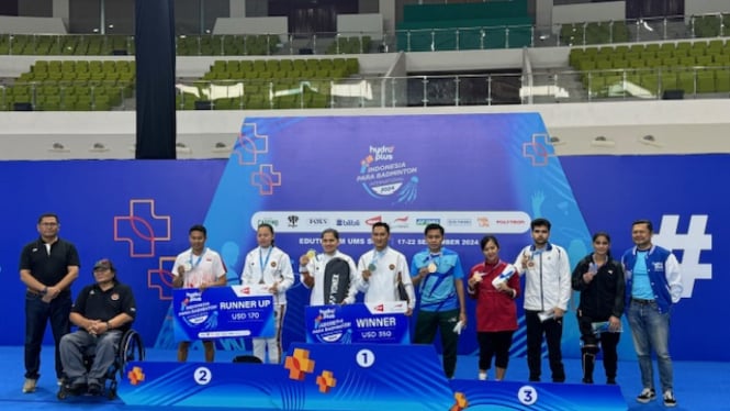 Hebat! Raih 10 Emas, Indonesia Berhasil Pertahankan Gelar Juara Umum Turnamen Para Badminton International